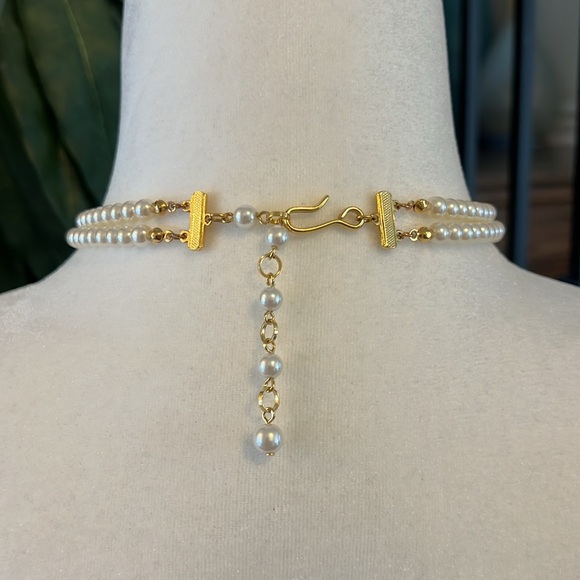 Vintage Double Strand Pearl Necklace Stunning Condition - Picture 3 of 3